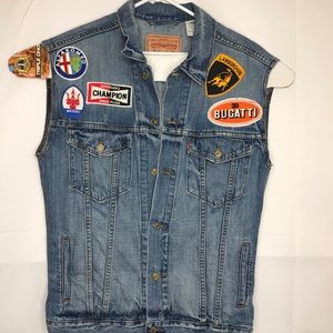VTG 90s MENS LEVI 70507 DENIM JEAN TRUCKER XL